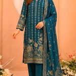 Tawakkal Lania Festive- Eid 2026 Gold Broshia Banarsi Lawn 3PC