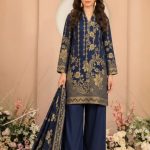 Tawakkal Lania Festive- Eid 2026 Gold Broshia Banarsi Lawn 3PC