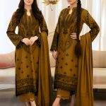 Unstitched Embroidered Lawn Suit Syra Brand Onlie Shop