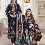 Unstitched Embroidered Lawn Suit Syra Brand Onlie Shop