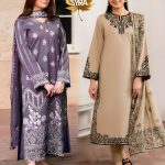 Unstitched Embroidered Lawn Suit Syra Brand Onlie Shop