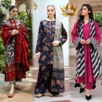 Unstitched Embroidered Lawn Suit Syra Brand Onlie Shop
