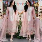 Unstitched Embroidered Lawn Suit Syra Brand Onlie Shop