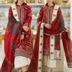Unstitched Embroidered Lawn Suit Syra Brand Onlie Shop
