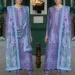 Unstitched Embroidered Lawn Suit Syra Brand Onlie Shop
