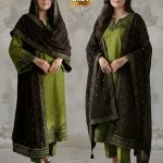 Unstitched Embroidered Lawn Suit Syra Brand Onlie Shop