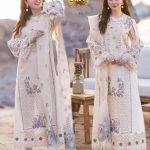 Unstitched Embroidered Lawn Suit Syra Brand Onlie Shop