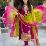 Unstitched Embroidered Lawn Suit Syra Brand Onlie Shop