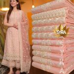 Unstitched Embroidered Lawn Suit Syra Brand Onlie Shop