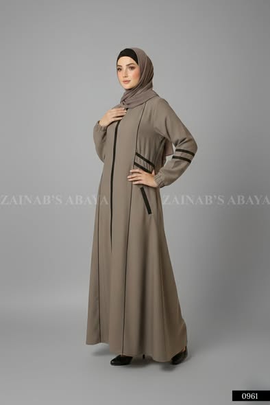 Modern & Classy Abaya Ideas 2026- Zainab Designer Abaya  