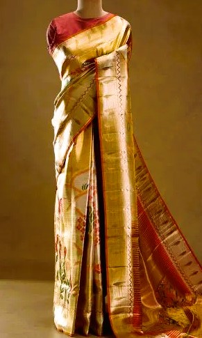 Indian Sari Brand 2026 Kanchipuram Silk Pure Zari Women in Tradition
